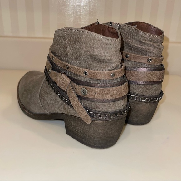 Kohl’s Redbud Strappy Ankle Boots In Stone - Picture 6 of 15